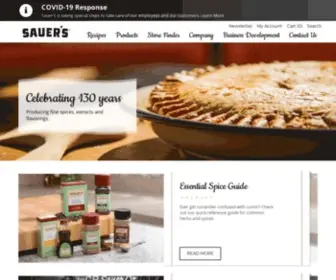 Cfsauer.com(Sauer Brands) Screenshot