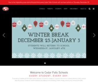 CFSchools.org(The Cedar Falls Community School District) Screenshot