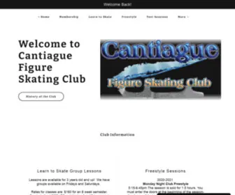 CFSCskatingclub.org(Cantiague Figure Skating Club) Screenshot