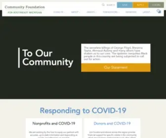Cfsem.org(Community Foundation for Southeast Michigan (CFSEM)) Screenshot