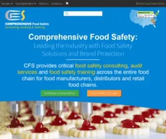 CFsfoodsafety.com(Comprehensive Food Safety) Screenshot