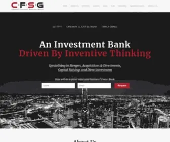 CFSG.com.au(Concept Financial Services Group) Screenshot