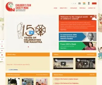 Cfsindia.org(Children's Film Society) Screenshot