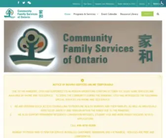 Cfso.care(Community Family Services of Ontario) Screenshot