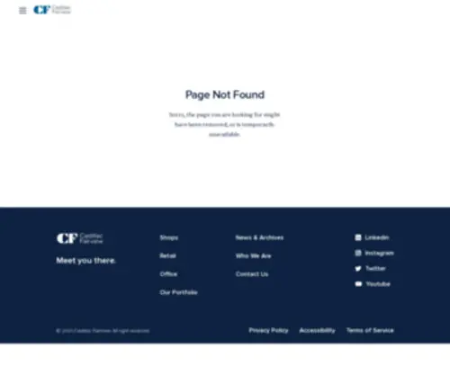 CFspace.com(CF Retail Properties) Screenshot