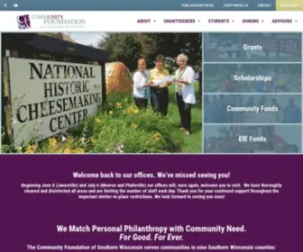CFSW.org(We serve communities in nine Southern Wisconsin counties) Screenshot