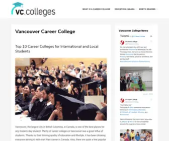 CFSWpnetwork.ca(Vancouver Career College) Screenshot