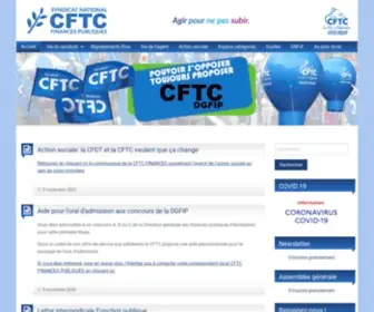 CFTC-Dgfip.fr(Syndicat national CFTC DGFIP) Screenshot