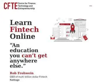 Cfte.education(Online Fintech Courses & Certifications) Screenshot
