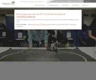 Cftexas.org(Communities Foundation of Texas) Screenshot
