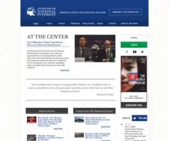 CFtni.org(Center for the National Interest) Screenshot