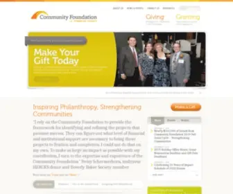 Cftompkins.org(The mission of the Community Foundation of Tompkins County) Screenshot