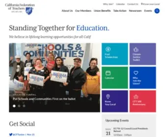 CFT.org(A Union of Educators and Classified Professionals) Screenshot