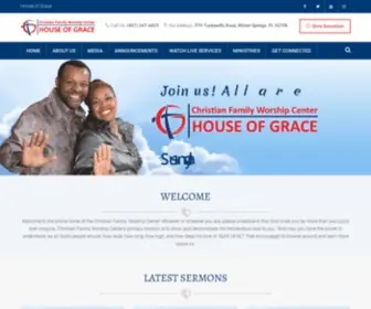 CFwcorlando.com(House of Grace) Screenshot