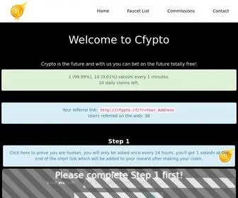 CFYpto.cf(Crypto) Screenshot