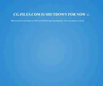 CG-Files.com(CG Files) Screenshot