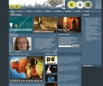 CG-India.com(Computer Graphics Portal for Digital Artists) Screenshot