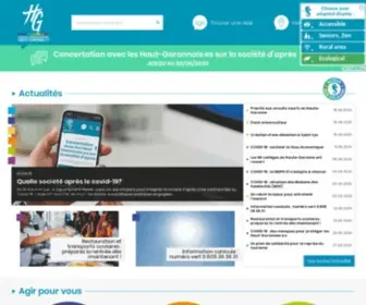 CG31.fr(Conseil départemental de la Haute) Screenshot