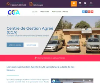 Cga-BF.bf(Les Centres de Gestion agréés (CGA)) Screenshot