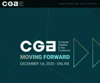 Cgabelgrade.com(Computer Graphics and Arts Conference) Screenshot