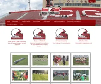 CGBFL.org(Center Grove Bantam Football League) Screenshot