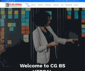 CGBsherbal.com(CG BS Trading) Screenshot