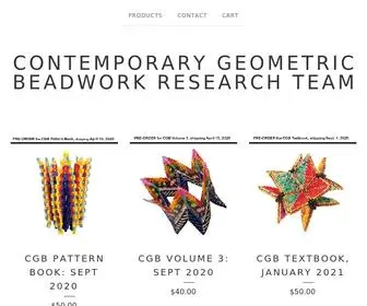 CGbteam.com(Contemporary Geometric Beadwork Research Team) Screenshot