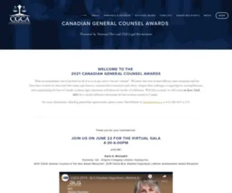 Cgca.ca(Canadian General Counsel Awards) Screenshot