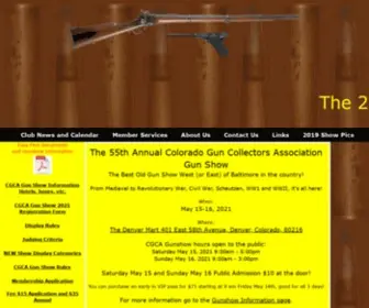 Cgca.com(Colorado Gun Collectors) Screenshot