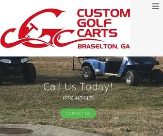 CGCbraselton.net(Custom Golf Carts) Screenshot