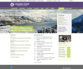CGCC.edu(Columbia Gorge Community College) Screenshot