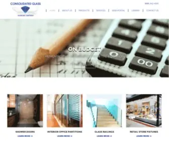 CGCglass.com(Consolidated Glass Corp) Screenshot