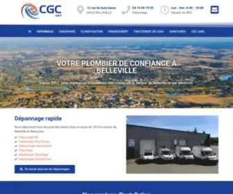 CGcsarl.fr(Plombier) Screenshot