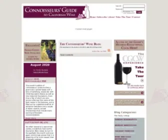 CGCW.com(Connoisseurs' Guide to California Wine) Screenshot