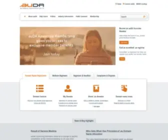 CGDN.org.au(AuDA) Screenshot