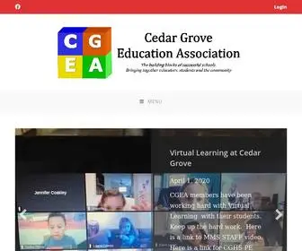 Cgeanj.org(Building blocks to successful schools) Screenshot