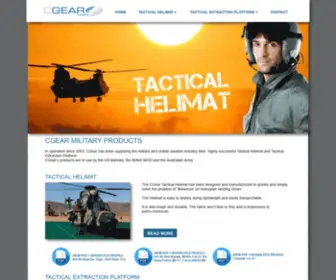 Cgear-Military.com.au(CGear Tactical Helimat) Screenshot