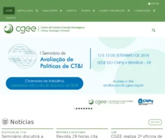 Cgee.org.br(Home) Screenshot