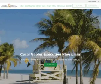 Cgepmd.com(Coral Gables Executive Physicians) Screenshot