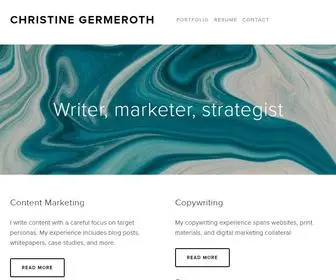 Cgermeroth.com(Christine Germeroth) Screenshot