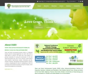 Cgesindia.org(Clean and Green Environmental Society) Screenshot