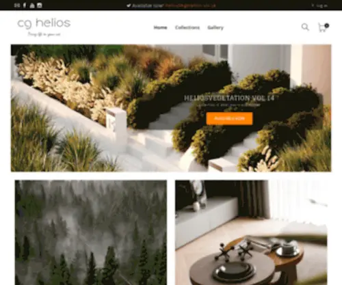 Cghelios.com(3D Collections) Screenshot