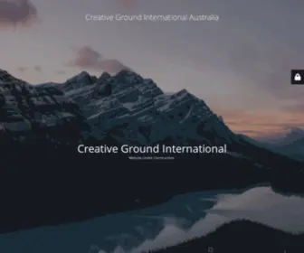 Cgiau.com.au(Creative Ground International) Screenshot
