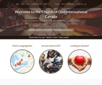 Cgicanada.org(Church of God International) Screenshot