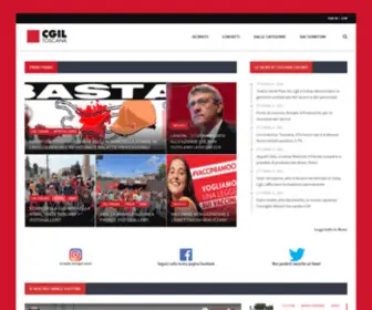 Cgiltoscana.it(Sito ufficiale della CGIL Toscana) Screenshot