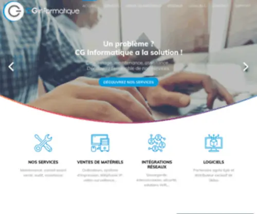 Cginformatique.fr(Société) Screenshot
