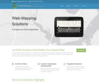 Cgis-Solutions.com(CGIS Solutions) Screenshot