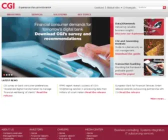 Cgiusa.com(Information technology and business process outsourcing) Screenshot