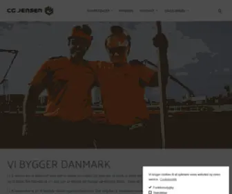 Cgjensen.dk(CG Jensen Vi bygger danmark) Screenshot