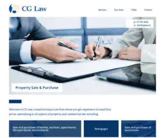 Cglaw.co.nz(Tauranga Property Lawyers) Screenshot